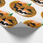 halloween disco Spiegelkugel Geschenkpapier (Ecke)
