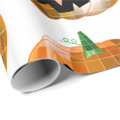 halloween disco Spiegelkugel Geschenkpapier (Rolleneckpunkt)