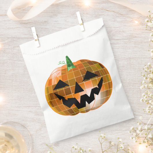 halloween disco Spiegelkugel Geschenktütchen (Ausgeschnitten)
