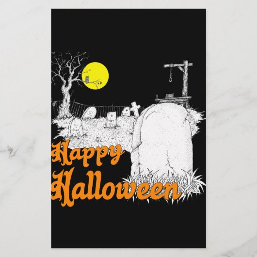 Halloween DIY Briefpapier (Vorderseite)