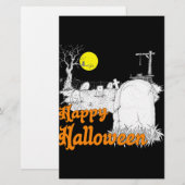 Halloween DIY Briefpapier (Vorne/Hinten)