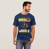 Halloween DIY Firefighter Uniform Costume T-Shirt (Vorne ganz)