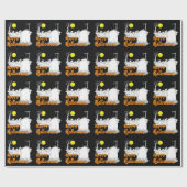 Halloween DIY Geschenkpapier (Flach)
