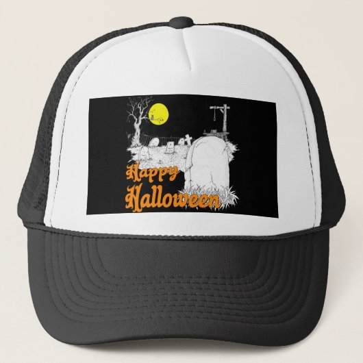 Halloween DIY Truckerkappe (Vorderseite)