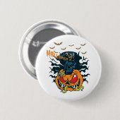 Halloween DJ Button (Vorne & Hinten)