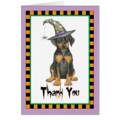 Halloween Doberman Danke (Vorne)