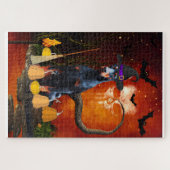 Halloween Doberman Dog Puzzle (Horizontal)