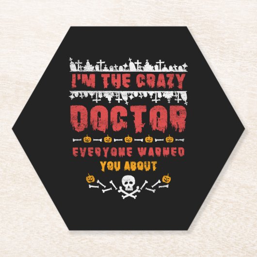 Halloween Doctor Untersetzer (Vorderseite)