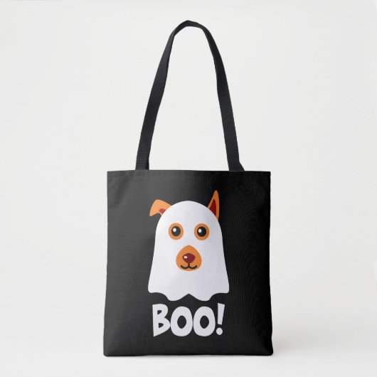 Halloween Dog Boo Tasche (Vorderseite)