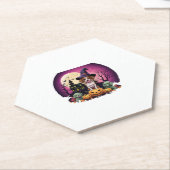 Halloween Dog Fall Lovers Untersetzer (angewinkelt)