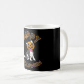 Halloween Dog Hunde Pumpkin Horror Geschenkidee Kaffeetasse (VorderseiteRechts)