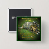 Halloween Dog in Tarnung Button (Vorne & Hinten)