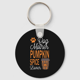 Halloween Dog Mother And Pumpkin Spice Birthday Schlüsselanhänger