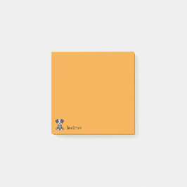 Halloween Dog Orange Post-it Klebezettel