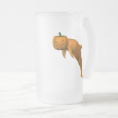 Halloween Dolphin Mattglas Bierglas (VorderseiteRechts)