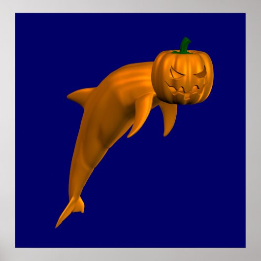 Halloween Dolphin Poster (Vorne)