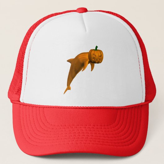 Halloween Dolphin Truckerkappe (Vorderseite)