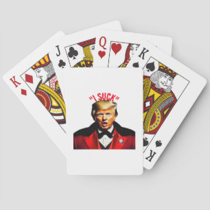 Halloween Donald Funny Anti-Politisch Spielkarten