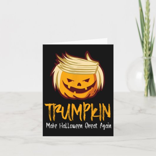 Halloween Donald Trump Kostümgeschenk-Idee Karte (Vorderseite)