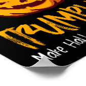 Halloween Donald Trump Kostümgeschenk-Idee Poster (Ecke)