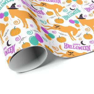 Halloween Donkey Wrapping Paper Geschenkpapier