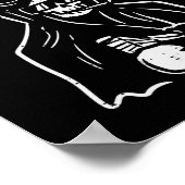 Halloween Dont Fear Reefer Grim Sensenmann Funny C Poster (Ecke)