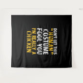 Halloween Dont Human Costume Fool Im Chicken Wandteppich (Vorderseite (Horizontal))
