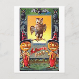 Halloween-Don'ts Postkarte