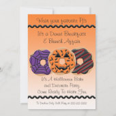 Halloween Donut Party Bake 12x18 Einladung (Rückseite)