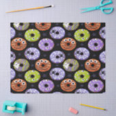 Halloween Donuts Muster. Beängstigendes Doughnut-M Seidenpapier (Basteln)