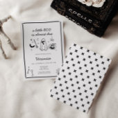 Halloween Doodle Gender Neutral Baby Shower Einladung