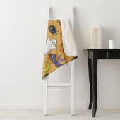 Halloween Doodle Objects Nahtloses Muster Sherpadecke (Beispiel)