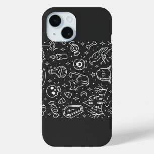 Halloween-Doodle zurück Case-Mate iPhone Hülle