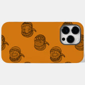 Halloween Doodles boho mandala Kürbis Herbst Case-Mate iPhone Hülle (Rückseite (Horizontal))