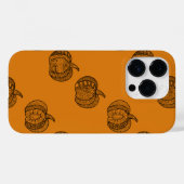 Halloween Doodles boho mandala Kürbis Herbst Case-Mate iPhone Hülle (Rückseite (Horizontal))