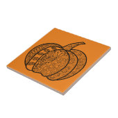 Halloween Doodles boho mandala Kürbis Herbst Fliese (Seite)