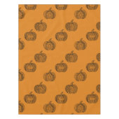 Halloween Doodles boho mandala Kürbis Herbst Tischdecke (Vorderseite)