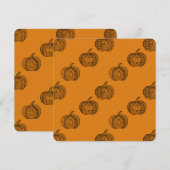 Halloween Doodles boho zentwinkeln Kürbis Herbst (Vorne/Hinten)