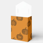 Halloween Doodles boho zentwinkeln Kürbis Herbst Geschenkschachtel (Geöffnet)