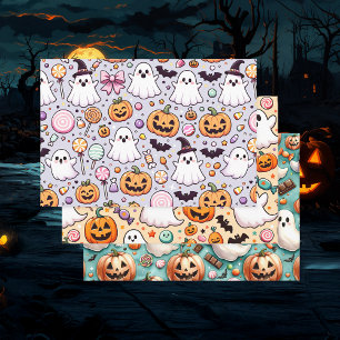 Halloween Doodles Geschenkpapier Set