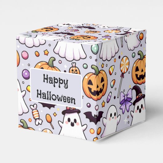 Halloween Doodles Geschenkschachtel (Vorderseite)