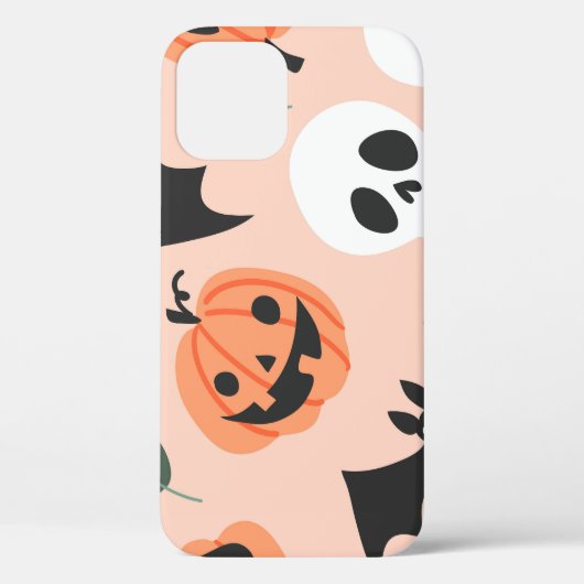 Halloween Doodles, Kürbisse, Fledermausmuster. Case-Mate iPhone Hülle (Rückseite)