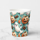 Halloween Doodles Pappbecher (Rechts)