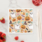 Halloween Doodles Serviette (Beispiel)