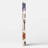 Halloween Doodles, wackeliger Cartoon nahtloses Se Case-Mate iPhone Hülle (Rückseite / Links)