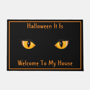 Halloween Door Mat Cat Eyes Fußmatte