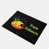 Halloween Door Mat-Cat/Pumpkin Fußmatte (Schrägansicht)