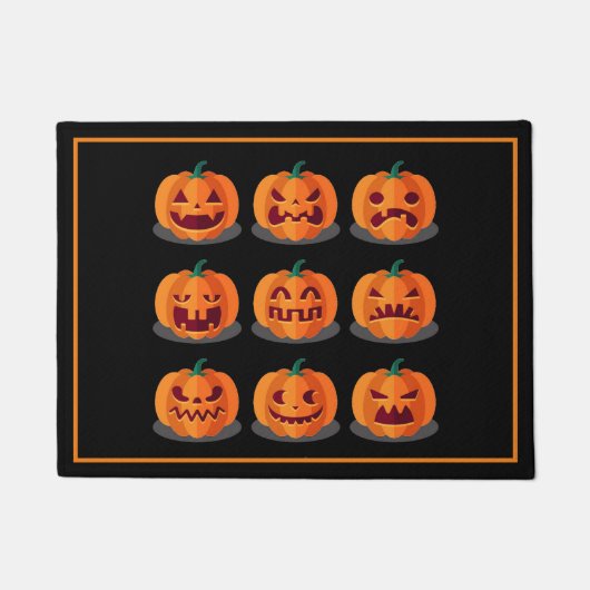 Halloween Door Mat-Pumpkins Fußmatte (Vorderseite)