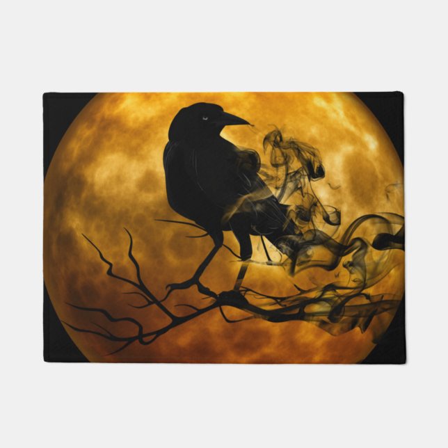Halloween Doormat-Raven Fußmatte (Vorderseite)