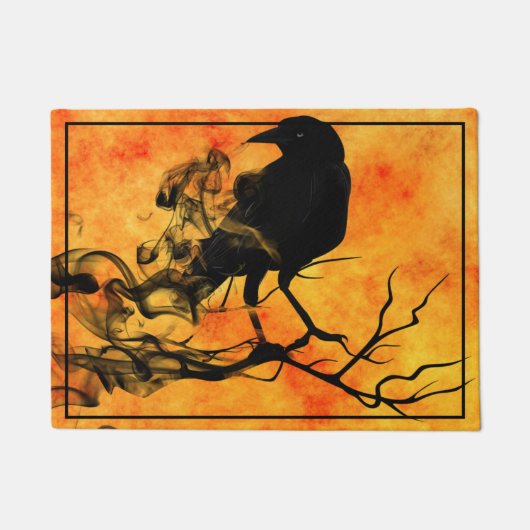 Halloween Doormat-Raven Fußmatte (Vorderseite)